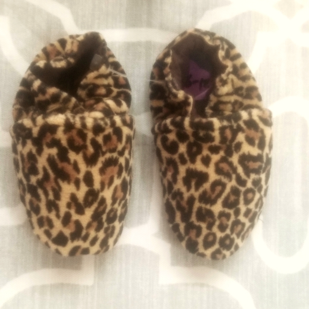 Bohemian Baby Booties in animal prints sizes 6m-3T
